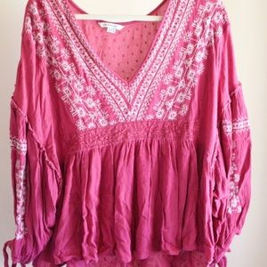 Boho style blouse